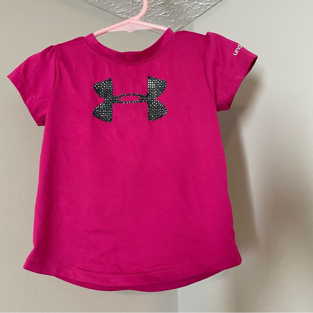Under Armour Pink T-Shirt 18 months